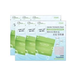 No.1 โทนเนอร์แพดแบบซอง Mee Skin Toner Pad / Serum Jelly pad สูตร ออร่า คุมมัน ผิวฉ่ํา ฟื้นบํารุงผิว Hydra&OilCon x 6 ชิ้น