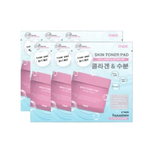 skin-care-makeup-1934 ขายดี No.1 โทนเนอร์เเพด Mee Skin Toner Pad โทนเนอร์แพด แบบซอง 6 สูตรบํารุงเติมน้ําให้ผิวนุ่มชุ่มชื้น Collagen x 6 ชิ้น
