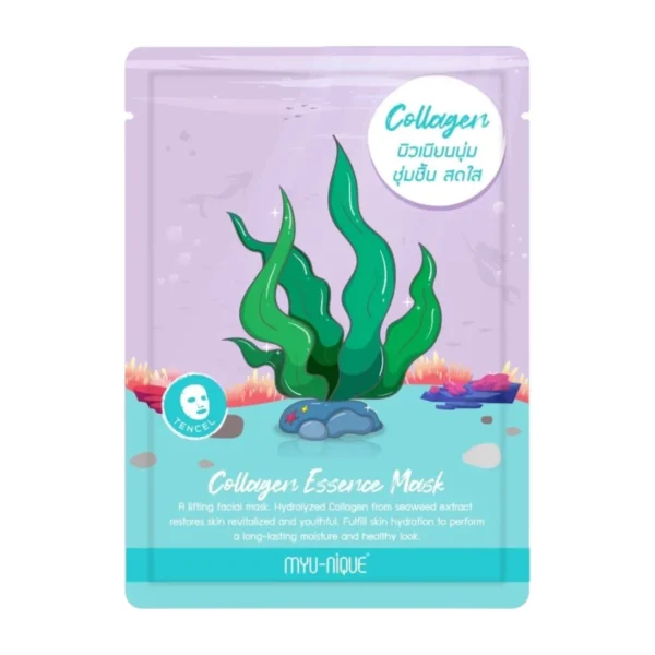 skin-care-makeup-1936 MYU-NIQUE Essence Mask มิว-นิค เอสเซ้นส์ มาสก์ 25g COLLAGEN