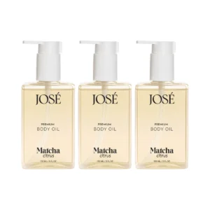 2 แถม 1 JOSE PREMIUM BODY OIL โจเซ่ พรีเมียม บอดี้ ออยล์ ขนาด 150 ml. ได้รับ 3 ขวด (เพิ่มกลิ่นใหม่) Matcha Citrus 3
