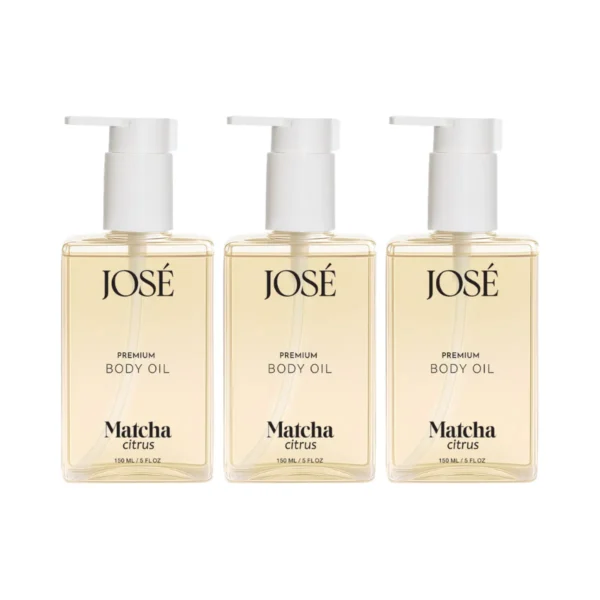2 แถม 1 JOSE PREMIUM BODY OIL โจเซ่ พรีเมียม บอดี้ ออยล์ ขนาด 150 ml. ได้รับ 3 ขวด (เพิ่มกลิ่นใหม่) Matcha Citrus 3