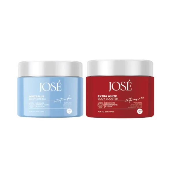 skin-care-makeup-2010 โปรคู่ JOSE White Plus Body Cream 1 กระปุก 250 กรัม และ JOSE Extra White Body Booster 1 กระปุก ขนาด 250 กรัม โปรคู่