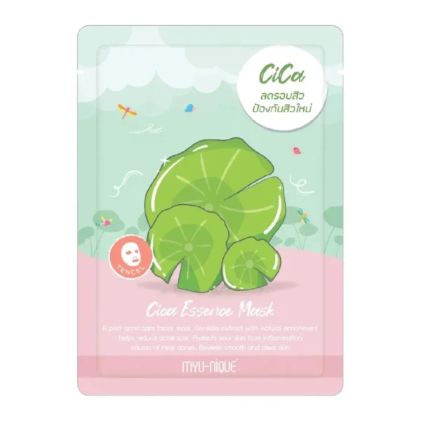 skin-care-makeup-2029 MYU-NIQUE Essence Mask มิว-นิค เอสเซ้นส์ มาสก์ 25g CICA