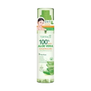 ARRA TOPFACE : ALOE VERA SOOTHING & MOISTURE MIST 100Ml อาร่า ท็อปเฟซ อะโล เวร่า ซู้ตติ้ง แอนด์ มอยซ์เจอร์ มิสต์ 100มล.