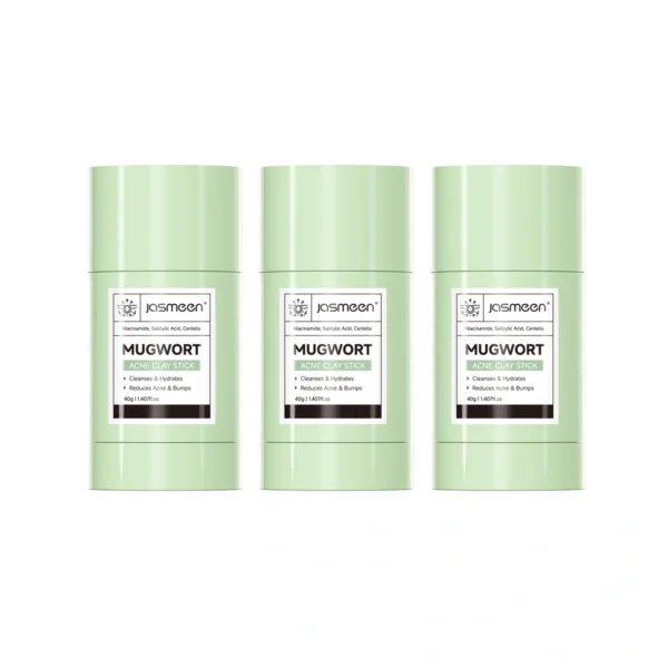 skin-care-makeup-2073 JASMEEN มาส์กโคลนแท่งสูตรอาร์เทมิเซีย ลดสิว คุมมัน ทําความสะอาดรูขุมขน 40g แพ็ก 3 กล่อง