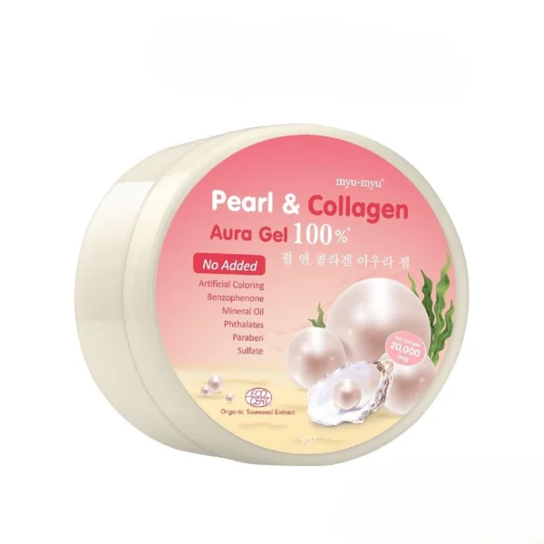 MYU MYU Pearl & Collagen Aura Gel มิว มิว เพิร์ล แอนด์ คอลลาเจน ออร่า เจล 300 กรัม