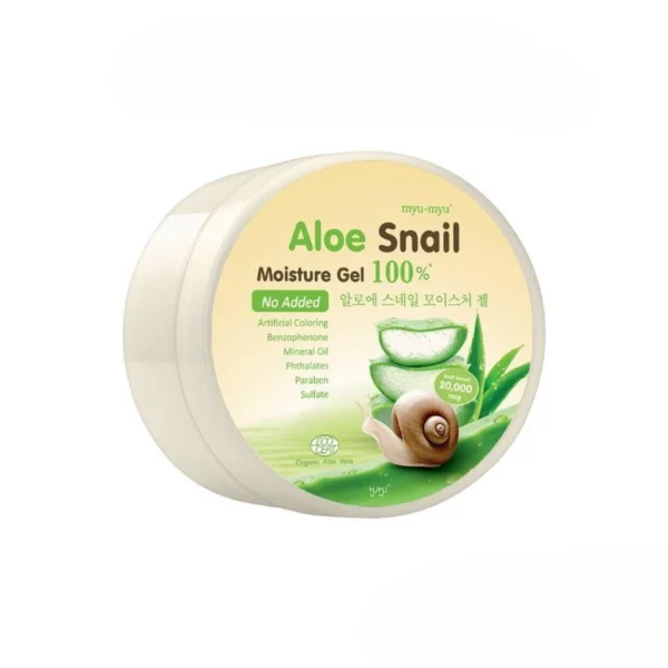 skin-care-makeup-2084 MYU-MYU ALOE SNAIL SHOOTHING GEL มิวมิว อะโล สเนล ชูทติ้ง เจล 300 กรัม