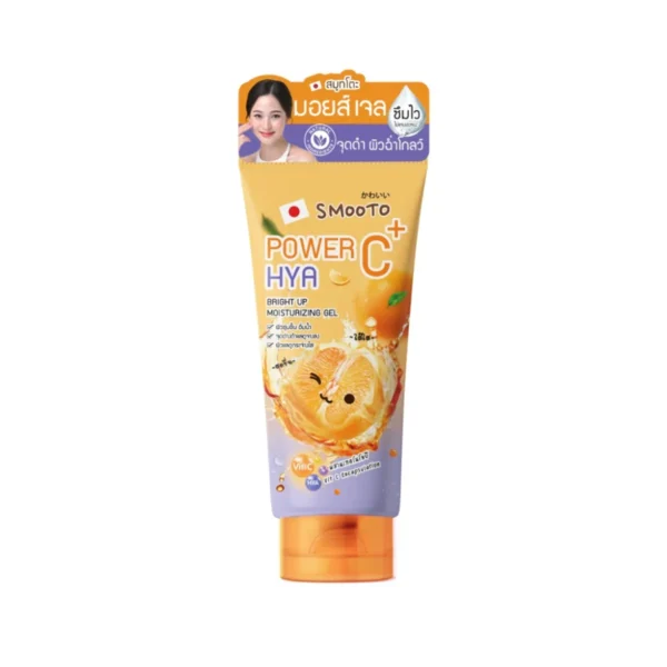 skin-care-makeup-2091 SMOOTO สมูทโตะ พาวเวอร์ ซี ไฮยา ไบร์ท อัพ มอยส์เจอร์ไรซิ่ง เจล แบบหลอด 200 กรัม (SMT160/หลอด)