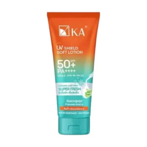 [ขนาดใหม่] KA UV Shield Soft Lotion SPF 50+ PA++++ (Super Fresh) 140 ml.