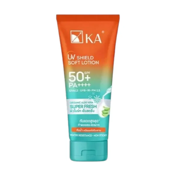 [ขนาดใหม่] KA UV Shield Soft Lotion SPF 50+ PA++++ (Super Fresh) 140 ml.