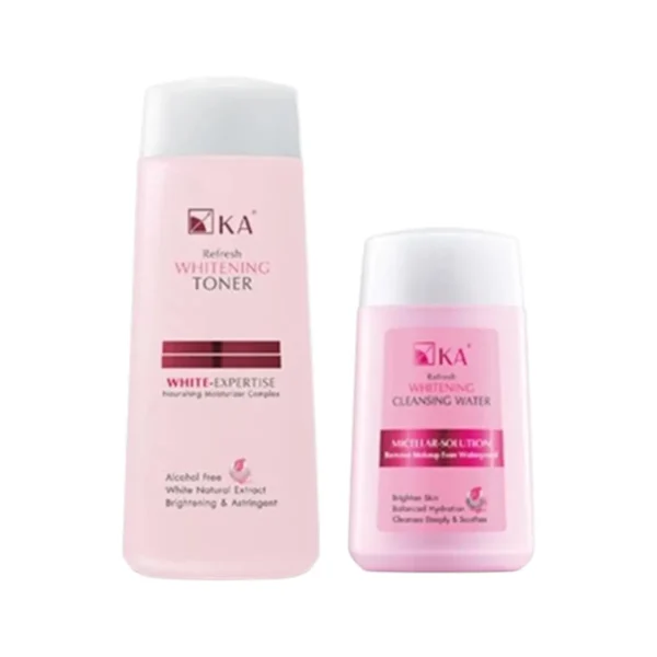 KA Refresh Whitening Toner 150ml. + KA Refresh Cleansing Water สูตร Whitening 85ml. คู่หูลดสิวผิวใส