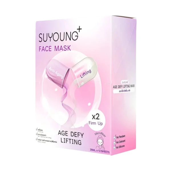 แผ่นมาส์กหน้า Age Defy Lifting Suyoung+ (12แผ่น/กล่อง)