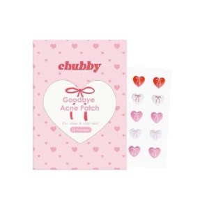 แผ่นแปะสิวชับบี้ Chubby Goodbye Acne Patch ชนิดไฮโดรคอลลอยด์ ลดการอักเสบของสิว ป้องกันแบคทีเรีย โพลก้า ดอท (15 ดวง)