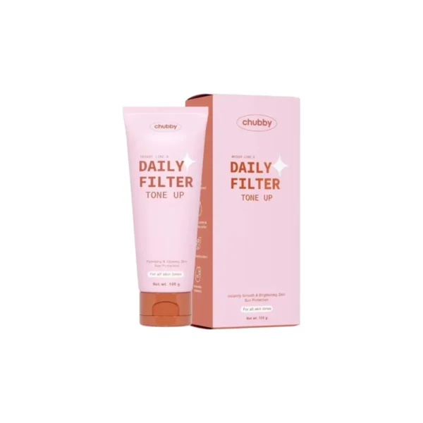 [โทนอัพพี่ดารา!] โทนอัพฟิลเตอร์ชับบี้ Chubby Daily Filter Tone Up 100 g. 1 หลอด
