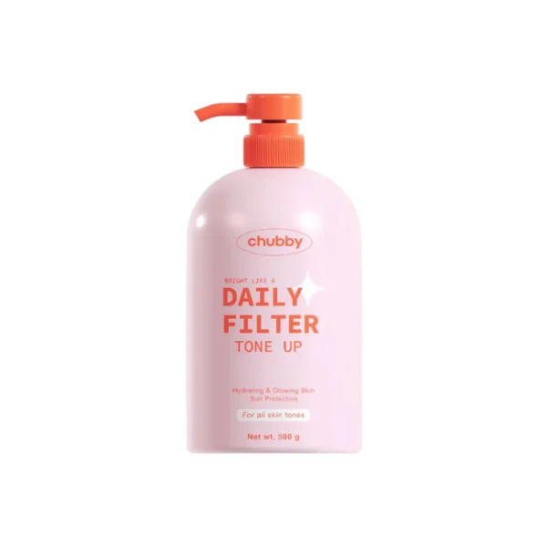 [โทนอัพพี่ดารา] ไซส์นักพอกกาย Chubby Daily Filter Tone Up 500 g. โทนอัพชับบี้ 1 ขวด