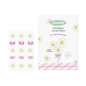แผ่นแปะสิวชับบี้ Chubby Goodbye Acne Patch ชนิดไฮโดรคอลลอยด์ ลดการอักเสบของสิว ป้องกันแบคทีเรีย เดซี่ (15 ดวง)