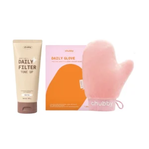 [BESTIE SET] โทนอัพฟิลเตอร์ชับบี้ Chubby Daily Filter Tone Up 100 g. + ถุงมือเกลี่ยโทนอัพชับบี้ Chubby Daily Glove โทนอัพชานม + ถุงมือ