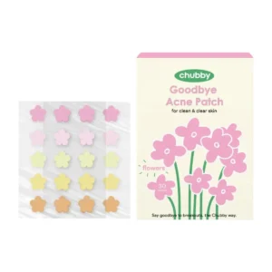 แผ่นแปะสิวชับบี้ Chubby Goodbye Acne Patch ชนิดไฮโดรคอลลอยด์ ลดการอักเสบของสิว ป้องกันแบคทีเรีย บลอสซั่ม (30 ดวง)