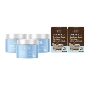 skin-care-makeup-2161 JOSE Body Cream ขนาด 250 กรัม & Soap ขนาด 100 กรัม ครีมโจเซ่ 3 กระปุก สบู่สครับโจเซ่ 2 ก้อน