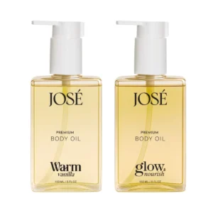 1 แถม 1 JOSE Premium Body Oil โจเซ่ พรีเมียม บอดี้ ออยล์ ขนาด 150 ml. คละกลิ่นได้ (เพิ่มกลิ่นใหม่) Warm Vanilla 1 Glow & Nourish 1