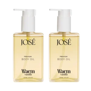 1 แถม 1 JOSE Premium Body Oil โจเซ่ พรีเมียม บอดี้ ออยล์ ขนาด 150 ml. คละกลิ่นได้ (เพิ่มกลิ่นใหม่) Warm Vanilla 1 Warm Vanilla 1