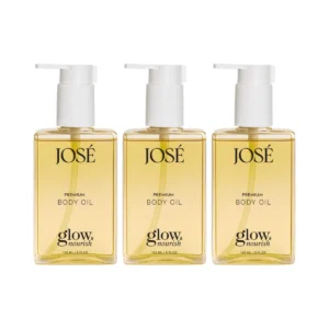 2 แถม 1 JOSE PREMIUM BODY OIL โจเซ่ พรีเมียม บอดี้ ออยล์ ขนาด 150 ml. ได้รับ 3 ขวด (เพิ่มกลิ่นใหม่) Glow & Nourish 3