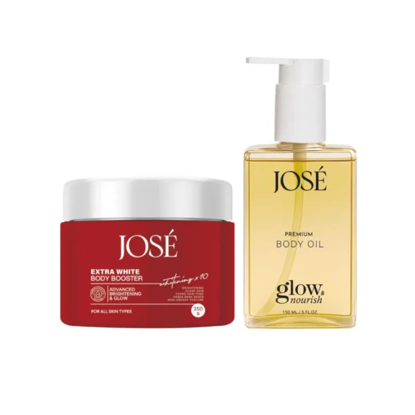 JOSE Extra White & JOSE Premium Body Oil ครีมโจเซ่ เอ็กซ์ตร้า ไวท์ 250 กรัม และ โจเซ่ พรีเมียม บอดี้ ออยล์ 150 มล.