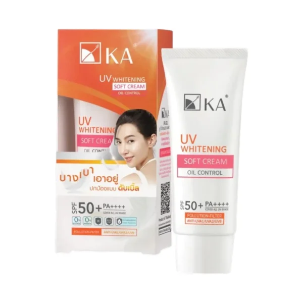 KA UV WHITENING SOFT CREAM SPF 50+ PA++++ 30g / เคเอ ยูวี ไวท์เทนนิ่ง ซอฟ ครีมกันแดดขนนก