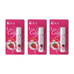 KA Lip Care กลิ่น Strawberry (3 ชิ้น) / เคเอ ลิปแคร์ กลิ่นสตรอเบอรี่ 3 ชิ้น ลิปแคร์