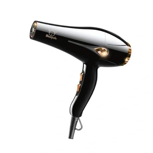 ไดร์เป่าผม SHEEPOLA Hair Dryer รุ่นD-162 1600วัตต์ สีดํา รับประกัน1ปี มี มอก. เครื่องเป่าผมไฟฟ้า ไดร์เป่าผมลมเย็น ลมร้อน ดํา