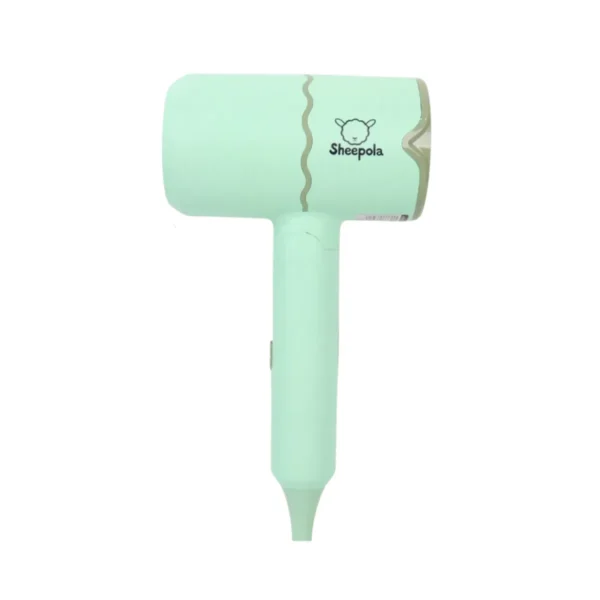 small-appliance-0037 SHEEPOLA ไดร์เป่าผม Hair Dryer 1600วัตต์ D163 รับประกัน1ปี พับได้ มี มอก. เครื่องเป่าผมไฟฟ้า ลมเย็น ลมร้อน เขียว