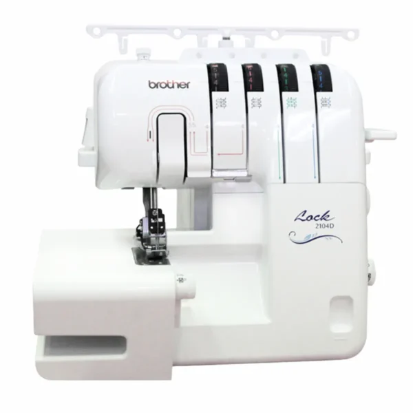 BROTHER [จักรโพ้ง]r 2104D Overlock Machine จักรโพ้งไฟฟ้า โพ้งขอบผ้า แบบ 3 หรือ 4 เส้นด้าย พร้อมตัดผ้าส่วนเกินขณะเย็บ