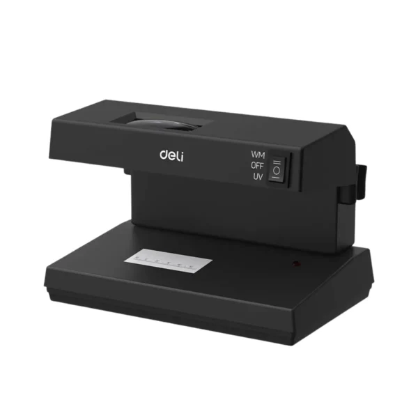 Deli เครื่องตรวจธนบัตร ขนาด 12x18.5x13cm. สีดํา รุ่น CT980 1เครื่อง