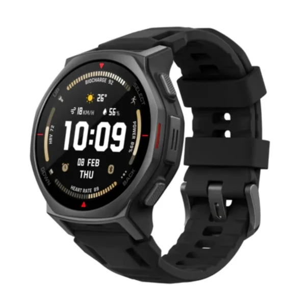 smart-watch-0072 Amazfit T-Rex 3 Pro สมาร์ทวอทช์ GPS แม่นยํา แผนที่ออฟไลน์ หน้าจอ Sapphire กันน้ํา 10ATM Tactical Black 44MM