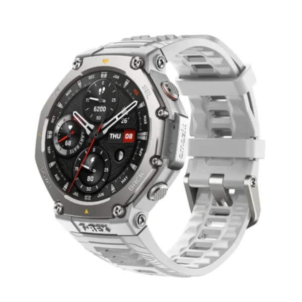AMAZFIT T-REX 3 สมาร์ทวอทช์ พลังแห่งความแกร่ง เจาะทุกเส้นทาง เท่ทุกลุค ฟีเจอร์แน่น กันน้ํา กันฝุ่น Haze Grey