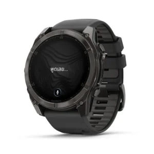 การ์มิน สมาร์ทวอทช์ Fenix 8 Series 51 มม. สีโซลาร์ คาร์บอน ไทเทเนียม