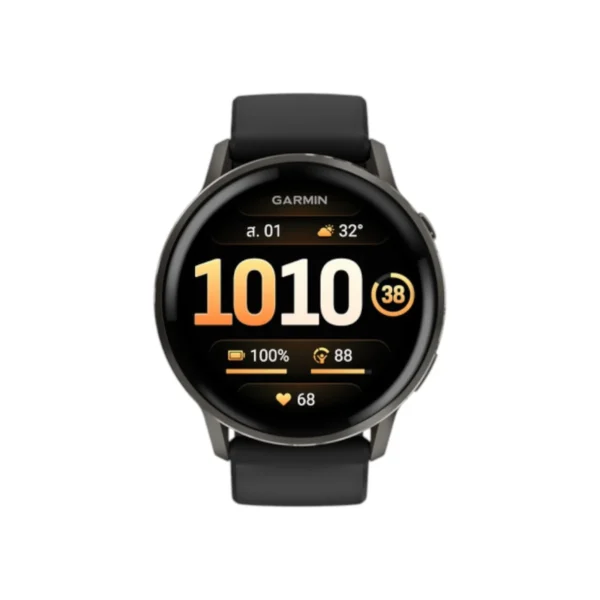 smart-watch-0129 การ์มิน สมาร์ทวอทช์ Venu 4 (45mm), สี Black with Slate and Black