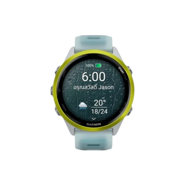 การ์มิน สมาร์ทวอทช์ Garmin Forerunner 570 หน้าปัด 47 มม. สี Amp Yellow with Translucent Whitestone/Turquoise Band