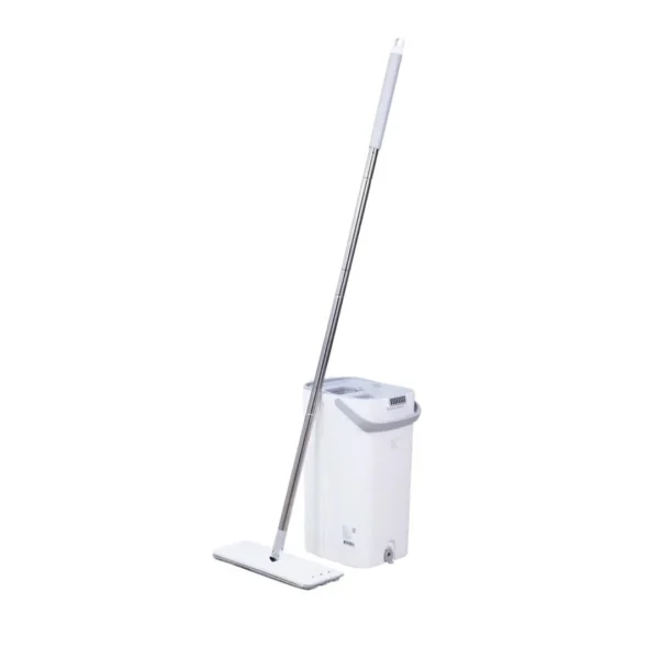 super-lock-001 ซุปเปอร์ ล็อค ชุดถังรีดม็อบ รุ่น ULTIMATE CLEAN 2 พร้อม ผ้าไมโครไฟเบอร์ 2 ผืน + ไม้ถูพื้น ม๊อบดันฝุ่นพร้อมถังรีดน้ํารุ่น 9503