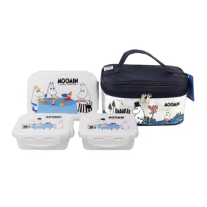 super-lock-004 ซุปเปอร์ ล็อค กล่องถนอมอาหารพร้อมกระเป๋า ลายลิขสิทธิ์แท้มูมิน รุ่น 6115-AAA
