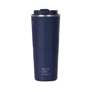 super-lock-019 ซุปเปอร์ ล็อค แก้วน้ําสแตนเลส กระบอกสแตนเลส เก็บอุณภูมิร้อน - เย็นได้นาน 12 ชม. วางในรถได้ รุ่น S158 700 มล. สีกรม