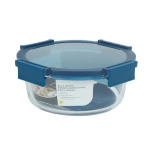 super-lock-057 ซุปเปอร์ ล็อค กล่องแก้วถนอมอาหาร Blue Series ทนความร้อน 400 องศา รุ่น 6215 950 มล.