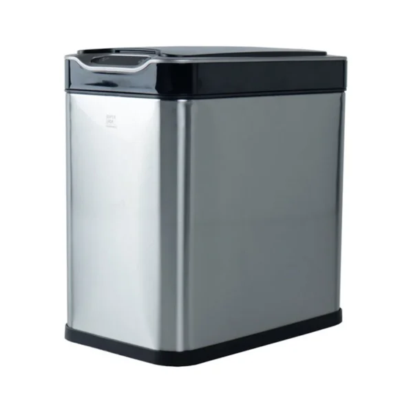super-lock-060 ซุปเปอร์ ล็อค ถังขยะสแตนเลสเซ็นเซอร์ 12 ล. รุ่น 5675