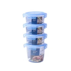 super-lock-070 ซุปเปอร์ ล็อค กล่องถนอมอาหาร สมาร์ทล็อค ล็อค 2 ชั้น รุ่น 6501-S04 x 4