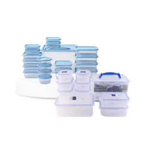 ซุปเปอร์ ล็อค กล่องถนอมอาหาร รุ่น 5051-S20 x 10 + กล่องถนอมอาหาร Chef Box รุ่น 6613-S48 สีน้ําเงิน x 24
