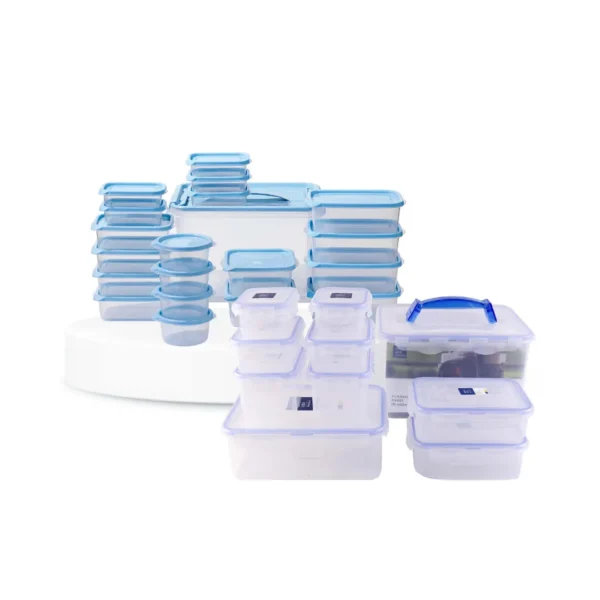 super-lock-127 ซุปเปอร์ ล็อค กล่องถนอมอาหาร รุ่น 5051-S20 x 10 + กล่องถนอมอาหาร Chef Box รุ่น 6613-S48 สีน้ําเงิน x 24