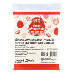 เอโร่ น้ําตาลมะพร้าวเหลว สีขาว 1 กก.