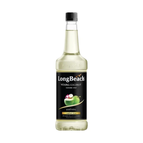ลองบีชไซรัปมะพร้าวน้ําหอม (740 ml) LongBeach Young Coconut Syrup น้ําเชื่อม/ น้ําหวาน/ น้ําผลไม้เข้มข้น