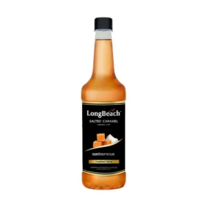 ลองบีชไซรัปซอลท์เทด คาราเมล ขนาด 740 มล. LongBeach Salted Caramel Syrup size 740 ml.