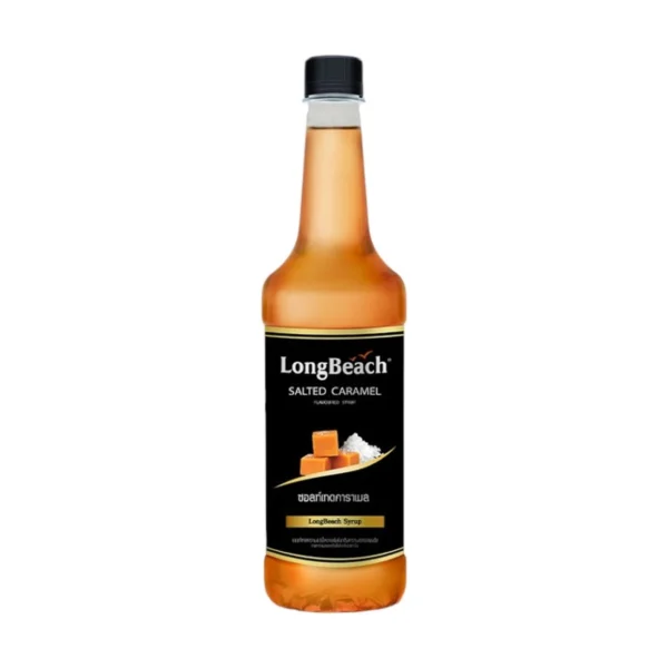 sweet-condiment-0026 ลองบีชไซรัปซอลท์เทด คาราเมล ขนาด 740 มล. LongBeach Salted Caramel Syrup size 740 ml.